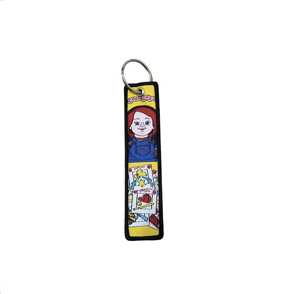 Child's Play Chucky Good Guy Doll Embroidered Nylon Keychain